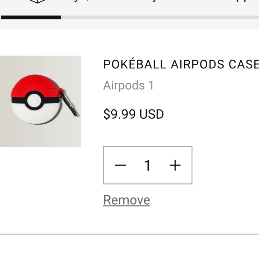 Red and White Pokéball AirPod Case (A) - Picture 5 of 7